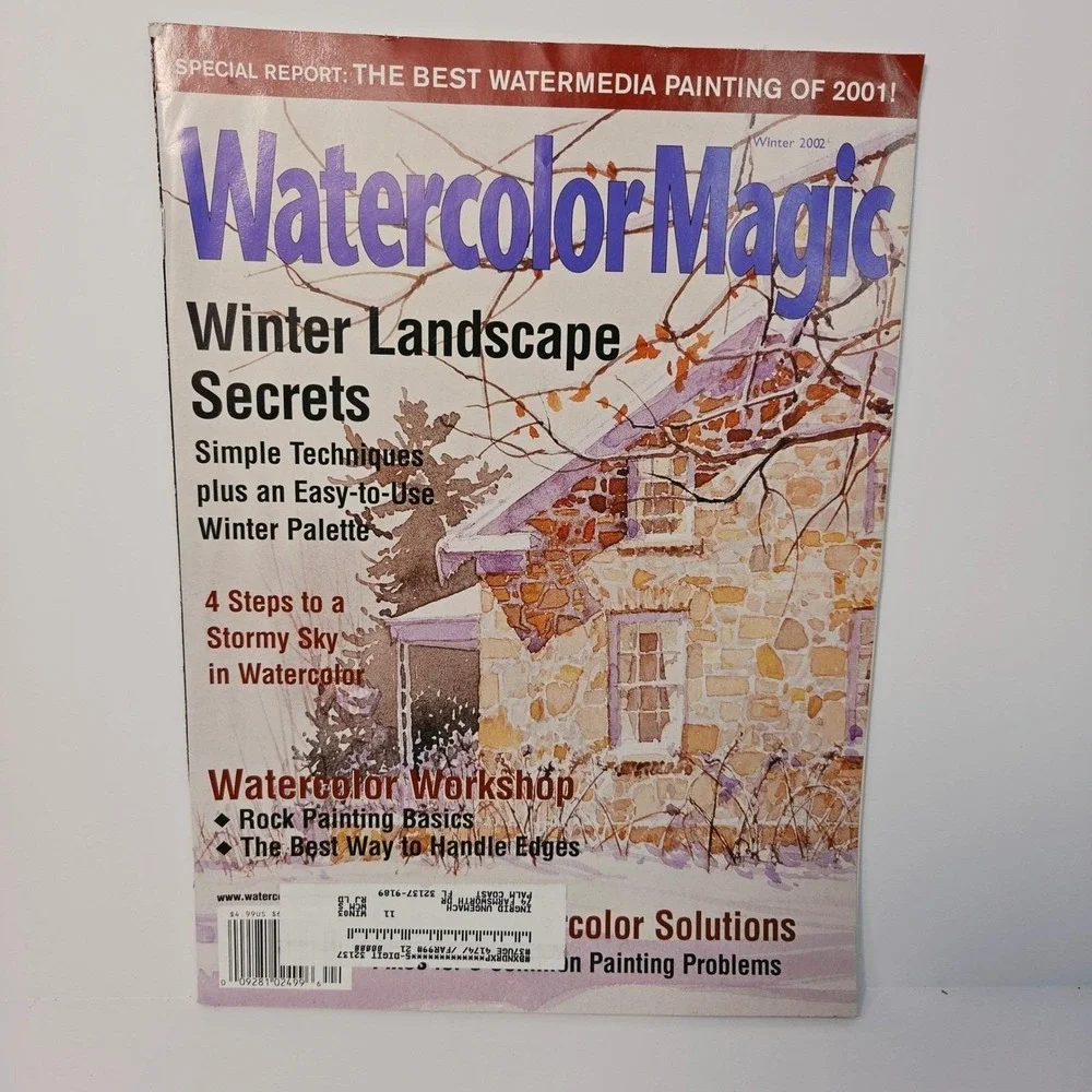 Watercolor Magic Magazine 2002 Full Year Set 4 Issue Spring Summer Autumn Winter